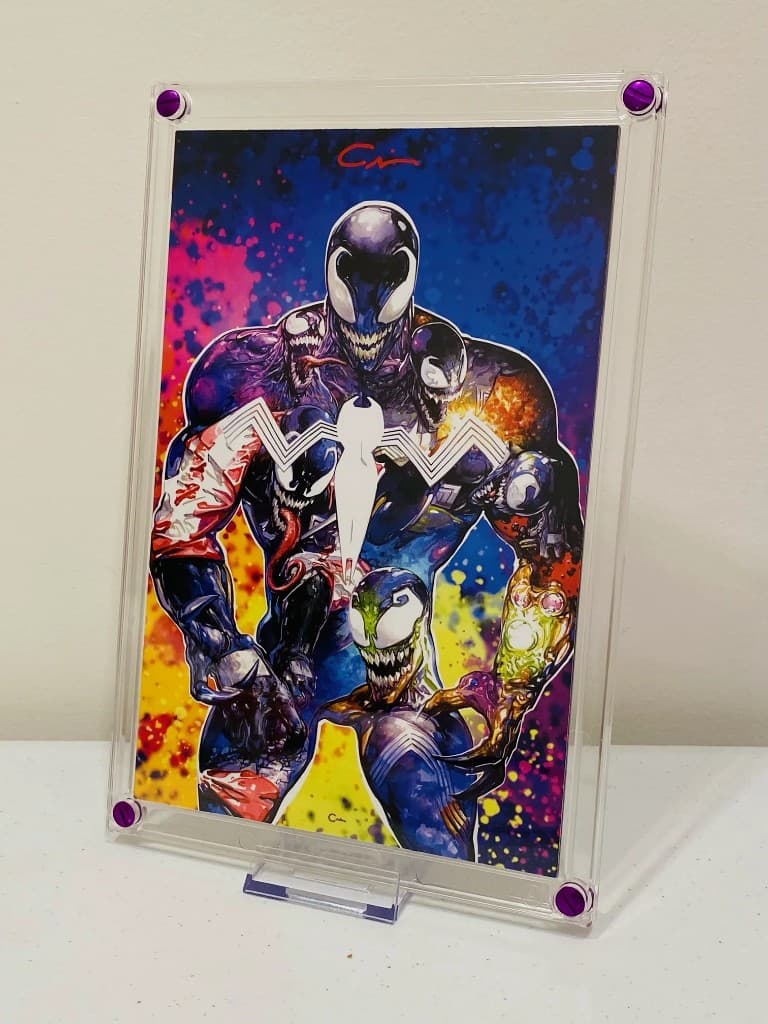 POW!Panel with museum anti-glare front plexi