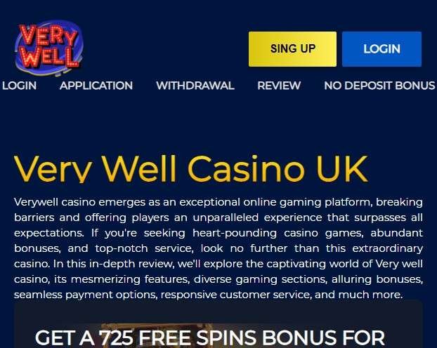 Verywell Casino 777 Review: A Comprehensive Guide for UK Players